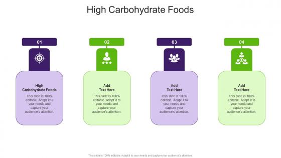 High Carbohydrate Foods In Powerpoint And Google Slides Cpb