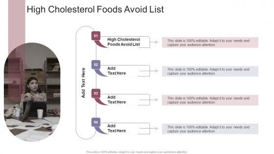 High Cholesterol Foods Avoid List In Powerpoint And Google Slides Cpb