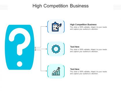 High competition business ppt powerpoint presentation files cpb