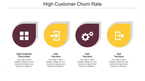 High Customer Churn Rate Ppt Powerpoint Presentation Layouts Summary Cpb
