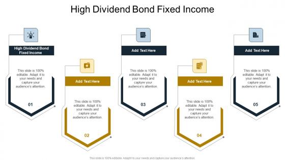 High Dividend Bond Fixed Income In Powerpoint And Google Slides Cpb