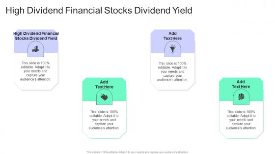 High Dividend Financial Stocks Dividend Yield In Powerpoint And Google Slides Cpb