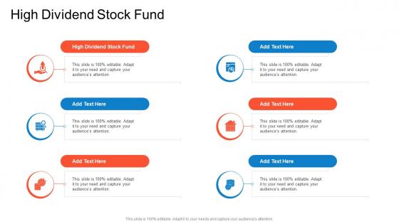 High Dividend Stock Fund In Powerpoint And Google Slides Cpb
