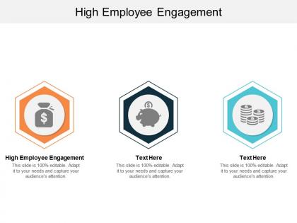 High employee engagement ppt powerpoint presentation slides design templates cpb