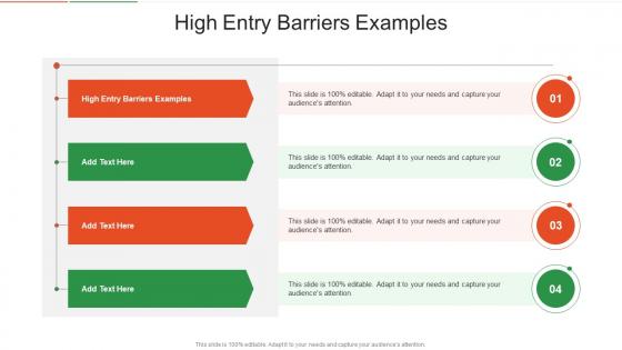 High Entry Barriers Examples In Powerpoint And Google Slides Cpb
