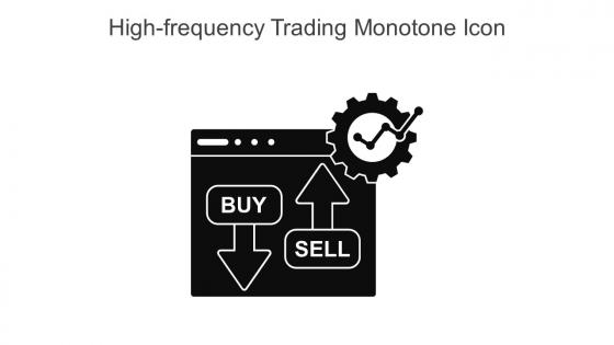 High Frequency Trading Monotone Icon In Powerpoint Pptx Png And Editable Eps Format