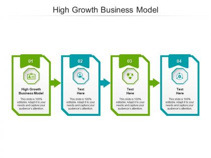 High growth business model ppt powerpoint presentation summary elements cpb