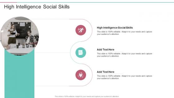 High Intelligence Social Skills In Powerpoint And Google Slides Cpb