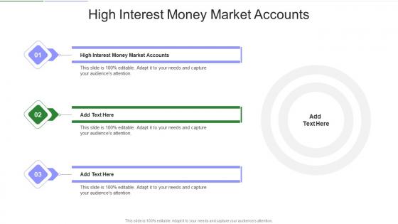 High Interest Money Market Accounts In Powerpoint And Google Slides Cpb