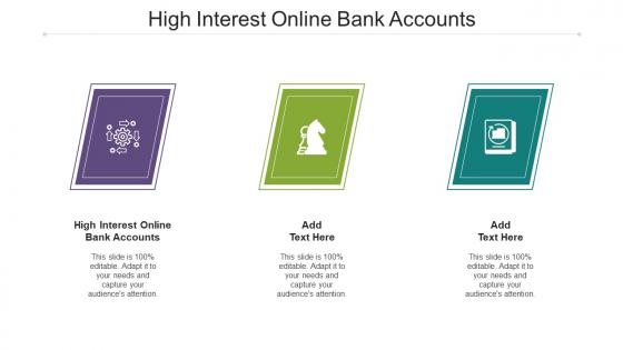 High Interest Online Bank Accounts Ppt Powerpoint Presentation Show Examples Cpb