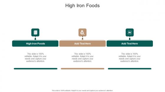High Iron Foods In Powerpoint And Google Slides Cpb