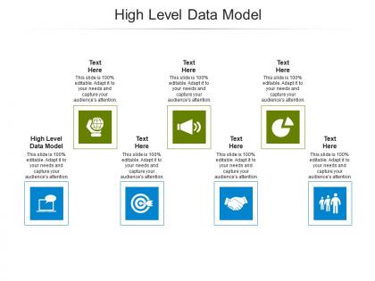 High level data model ppt powerpoint presentation portfolio grid cpb
