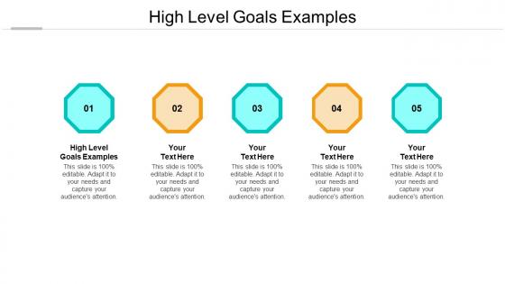 High level goals examples ppt powerpoint presentation pictures slides cpb