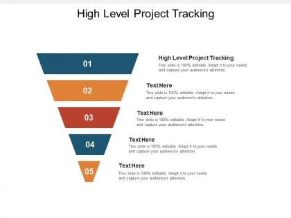 High level project tracking ppt powerpoint presentation styles backgrounds cpb