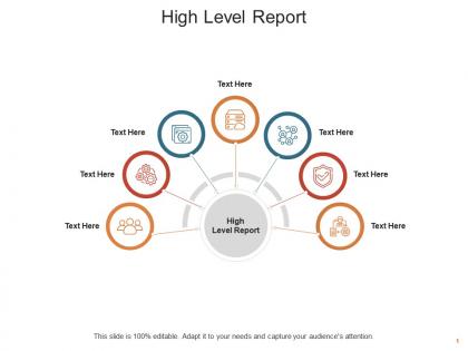 High level report ppt powerpoint presentation icon graphic tips cpb