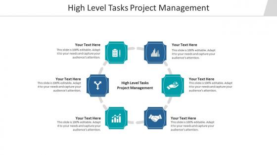 High level tasks project management ppt powerpoint presentation infographic cpb