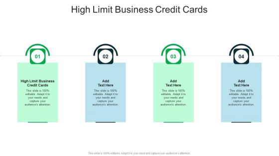 High Limit Business Credit Cards In Powerpoint And Google Slides Cpb