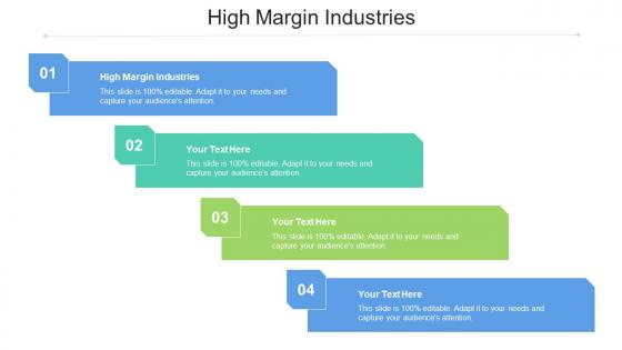 High Margin Industries Ppt Powerpoint Presentation File Smartart Cpb