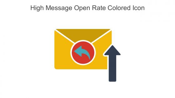 High Message Open Rate Colored Icon In Powerpoint Pptx Png And Editable Eps Format