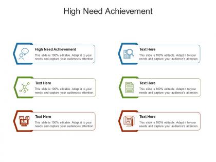 High need achievement ppt powerpoint presentation outline good cpb