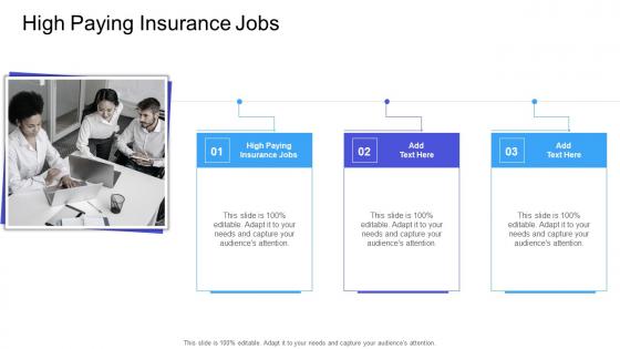 High Paying Insurance Jobs In Powerpoint And Google Slides Cpb
