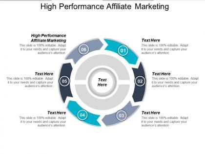 High performance affiliate marketing ppt powerpoint presentation gallery structure cpb