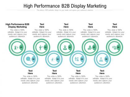 High performance b2b display marketing ppt powerpoint presentation icon display cpb