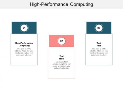 High performance computing ppt powerpoint presentation infographics visuals cpb