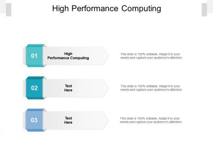 High performance computing ppt powerpoint presentation show shapes cpb