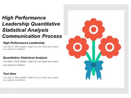 High performance leadership quantitative statistical analysis communication process cpb