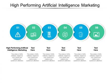 High performing artificial intelligence marketing ppt styles deck cpb