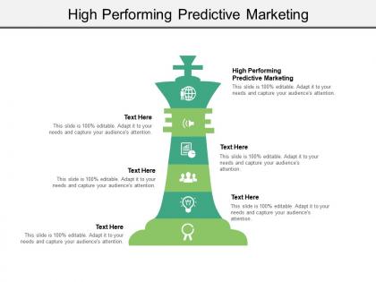 High performing predictive marketing ppt powerpoint presentation infographics templates cpb