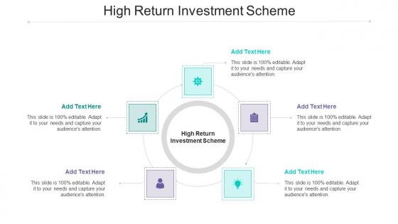 High Return Investment Scheme Ppt Powerpoint Presentation Summary Cpb