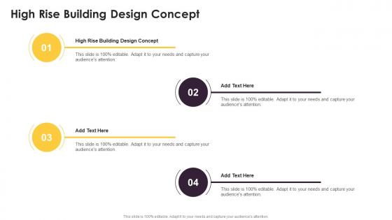 High Rise Building Design Concept In Powerpoint And Google Slides Cpb