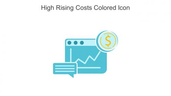 High Rising Costs Colored Icon In Powerpoint Pptx Png And Editable Eps Format