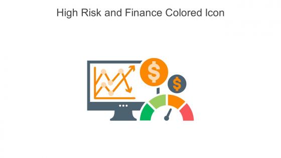 High Risk And Finance Colored Icon In Powerpoint Pptx Png And Editable Eps Format