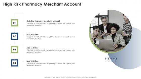 High Risk Pharmacy Merchant Account In Powerpoint And Google Slides Cpb