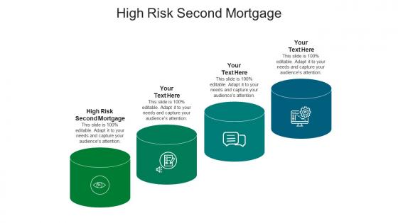 High risk second mortgage ppt powerpoint presentation model summary cpb