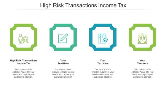 High Risk Transactions Income Tax Ppt Powerpoint Presentation Slides Rules Cpb