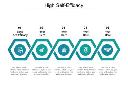 High self efficacy ppt powerpoint presentation professional gridlines cpb
