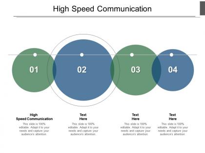 High speed communication ppt powerpoint presentation gallery graphic images cpb