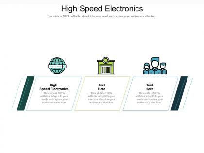 High speed electronics ppt powerpoint presentation show shapes cpb