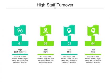 High staff turnover ppt powerpoint presentation icon picture cpb