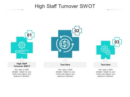 High staff turnover swot ppt powerpoint presentation icon inspiration cpb