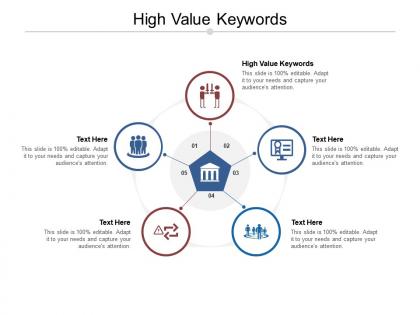 High value keywords ppt powerpoint presentation slides infographic template cpb