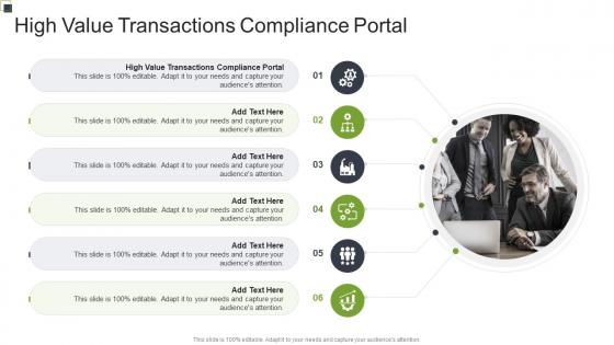 High Value Transactions Compliance Portal In Powerpoint And Google Slides Cpb