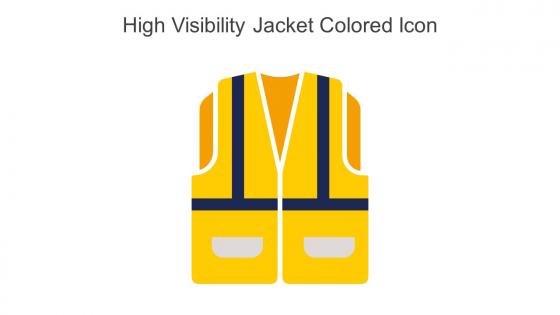 High Visibility Jacket Colored Icon In Powerpoint Pptx Png And Editable Eps Format