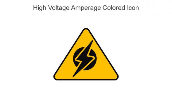 High Voltage Amperage Colored Icon In Powerpoint Pptx Png And Editable Eps Format