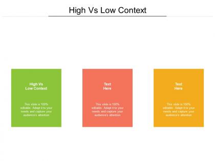 High vs low context ppt powerpoint presentation show professional cpb