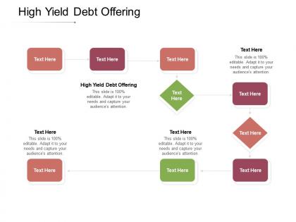 High yield debt offering ppt powerpoint presentation background image cpb